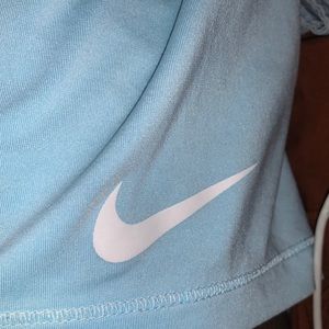 blue nike shirt